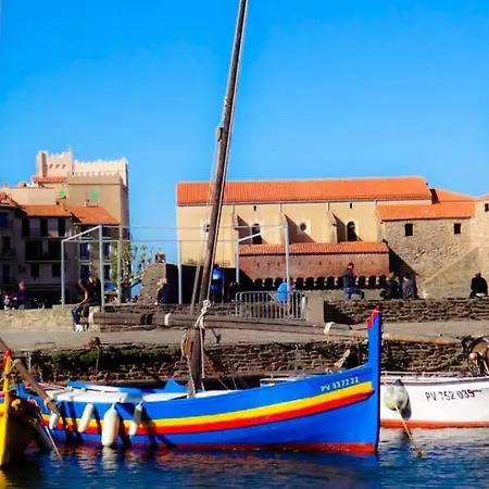 Сasa de vacaciones T3 La Crique- Piscine -terrasses -wifi -parking Collioure